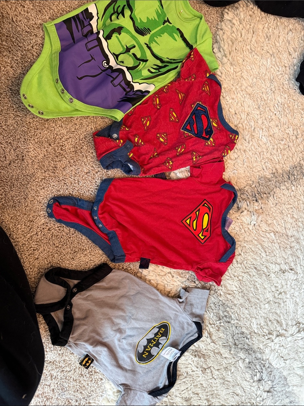 DC Comics Superman Red Baby Bodysuit - Licensed Kids Costume 3-6 month